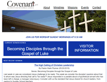 Tablet Screenshot of covenantcrc.org